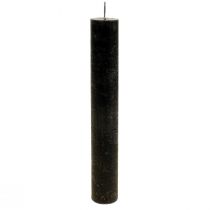 Artikel Koniska ljus färgade svarta ljus 34×240mm 4st