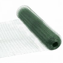 Artikel Hexagon Mesh Grön tråd PVC-belagd trådnät 50cm×10m