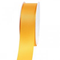 Artikel Presentband dekorationsband orange sidenband 40mm 50m