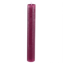 Artikel Ljus enfärgade i Berry stick ljus 34x240mm 4 st