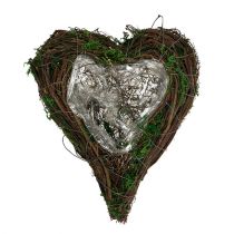 Artikel Planterare Hjärta Vine Moss 21cm x 26cm H6cm