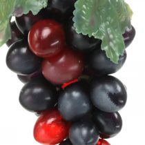 Artikel Dekorativa druvor Svart Dekorativ frukt Konstgjorda druvor 15cm
