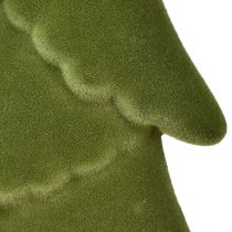 Artikel Dekorativ gran flockad julgran grön 60cm