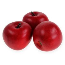 Artikel Dekorativ äppelröd 6,5cm 12st