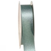 Dekorationsband dekorativt band skimrande grön glamour B25mm L20m