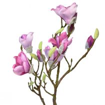 Artikel Konstgjord blommagnoliagren, magnoliarosa 92cm