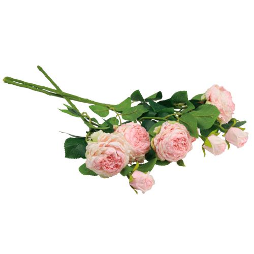 Artikel Konstgjorda Rosor Rosa Konstgjorda Rosor Dry Look 53cm 3st