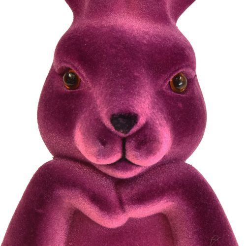 Artikel Bunny Thinking Flockad kaninbyst påsk 16,5×13×27cm