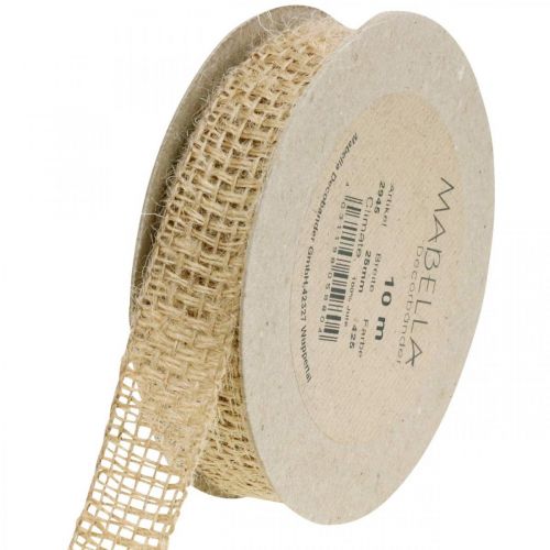 Artikel Dekorband jute natur 25mm juteband presentband rustikt 10m