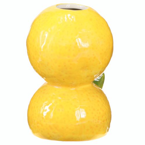 Artikel Blomvas citron keramik vas dekoration Medelhavet H13cm