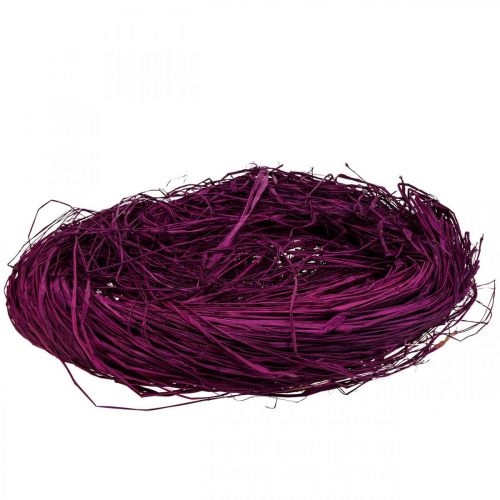 Floristik24 Dekorativ raffia för att tillverka naturlig raffia raffia lila 300g