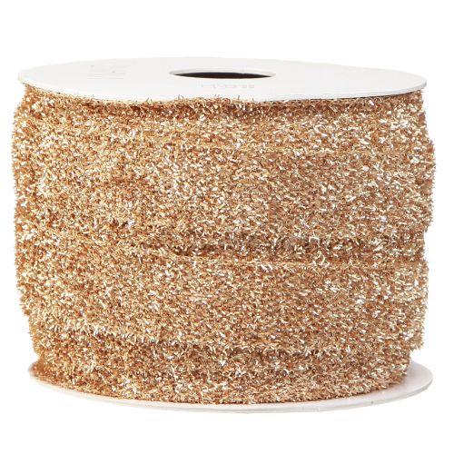 Artikel Dekorationsband guld glitterband Julband B20mm L15m