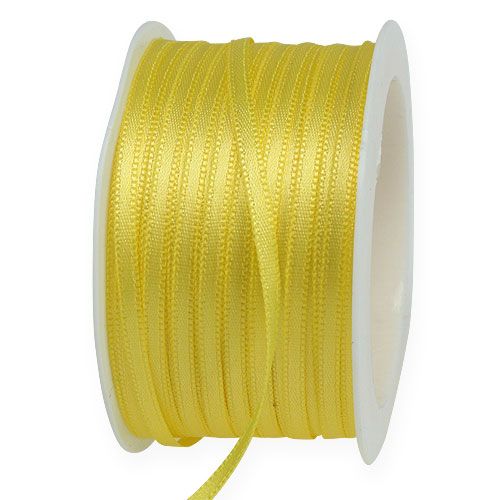 Floristik24 Presentband gult 3mm x 50m