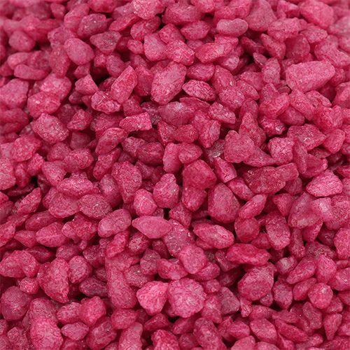 Artikel Dekorativa granulat fuchsia dekorativa stenar 2mm - 3mm 2kg