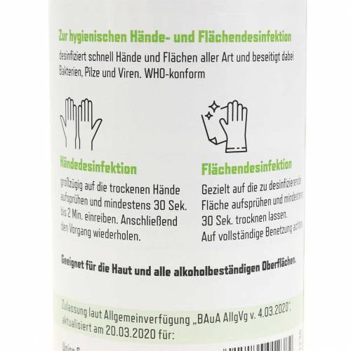 Artikel Desinfektionsmedel spray handdesinfektion 150 ml desinfektionsmedel