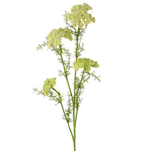 Dill konstgjord växt med lång stjälk äng blomma grön vit 87cm