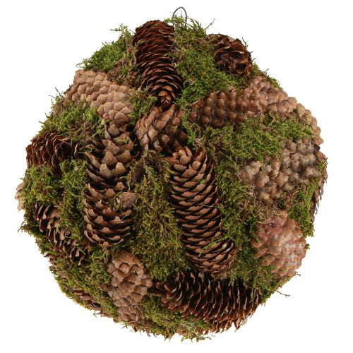 Äkta kottar dekorativ boll med mossa naturlig dekoration Ø25cm H25cm