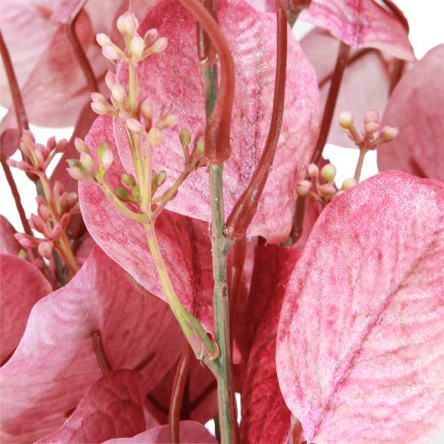 Artikel Eukalyptusgren glitter eukalyptus konstgjord rosa 65cm 3st