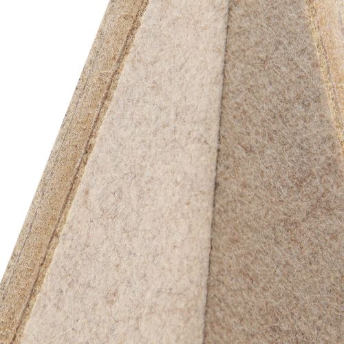 Artikel Filt dekorativ stjärna att placera juldekoration filt beige H62cm