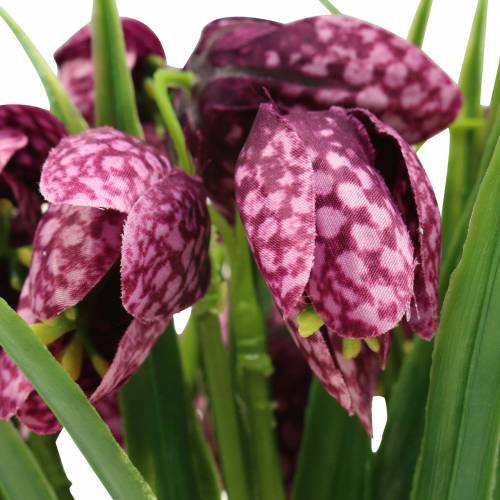 Artikel Rutbrädeblommor Fritillaria konstlila 29cm 6 st