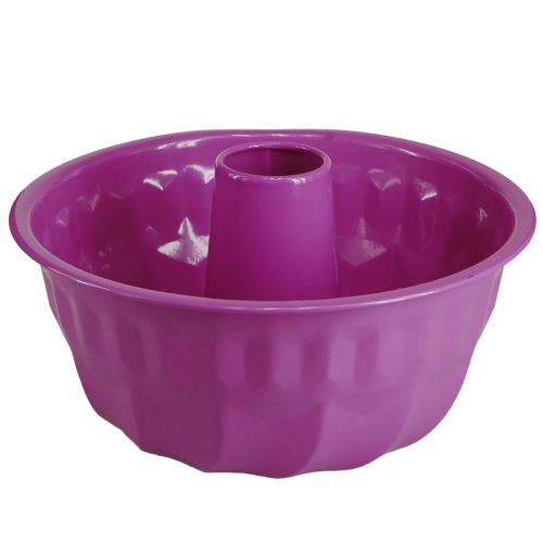 Bundt kakform metall dekorativ kakform lila Ø23cm H12cm