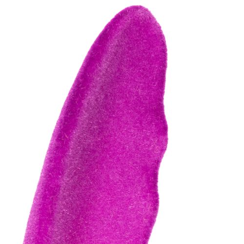 Artikel Kaninöron flockad påskdekoration på pinne som stämningsfulla blomsterplockare 31 cm 4 st