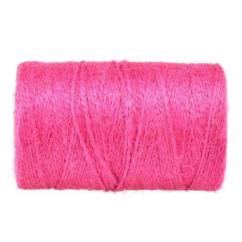 Artikel Juteband jutesnöre band jute fuchsia Ø2mm 200m