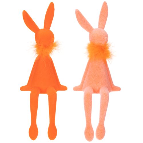 Artikel Påskhare-hylla, sittande påskhare-figur för påsk och vår, 27 cm, 2 delar