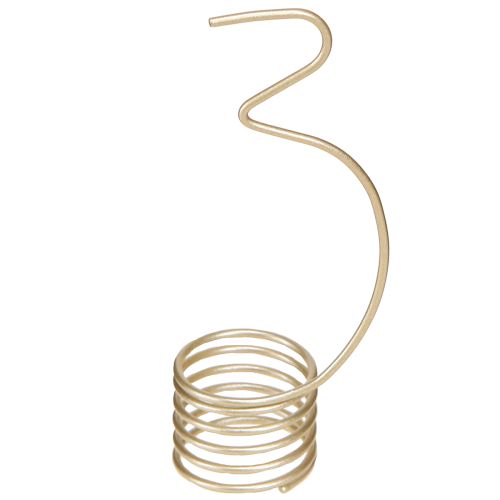 Artikel Ljusdekoration adventsnummer 1-4 matt guld metall H10cm 4 st