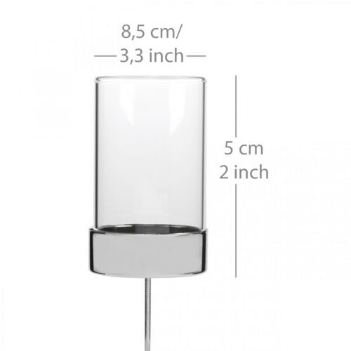 Artikel Ljushållare för pluggning av metall/glas Ø5cm H14cm 4 st