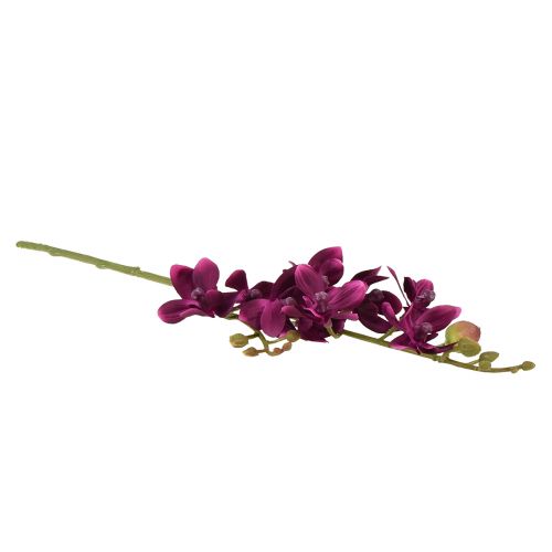 Artikel Liten orkidé Phalaenopsis konstgjord blomma mörklila 30cm