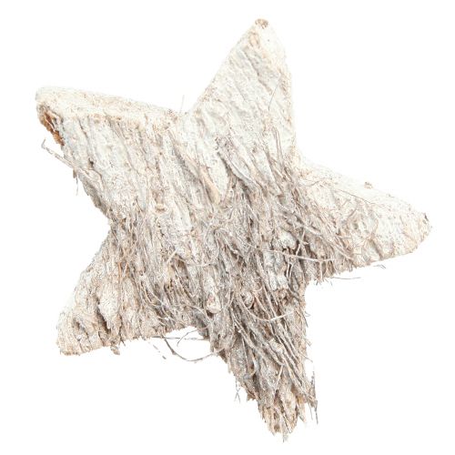 Artikel Coconut Star Dekoration Coconut Stars White Washed 5cm 30 st