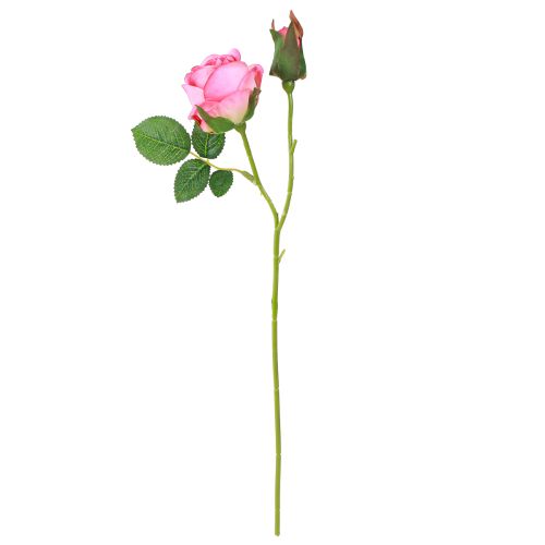 Artikel Konstgjorda rosor i ett gäng konstgjorda blommor rosa 36 cm 6 stycken × 2 volymer