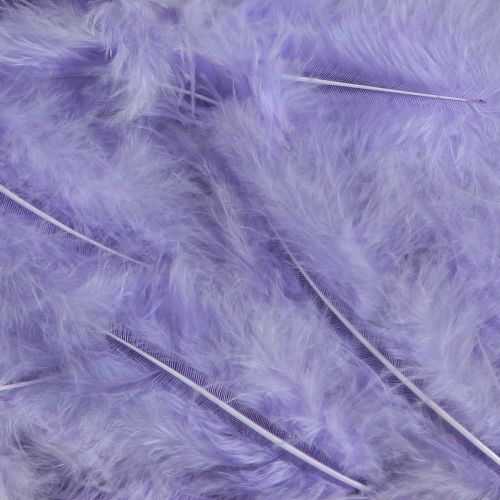 Artikel Purple Feathers Fluffy Craft Supplies Spring 5-10cm 20g