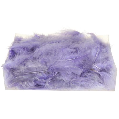 Artikel Purple Feathers Fluffy Craft Supplies Spring 5-10cm 20g