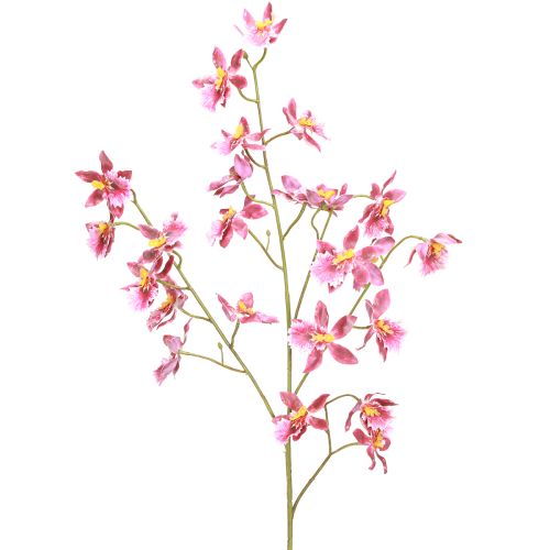 Oncidium konstgjorda orkidéer Dekoration Rosa Violett 93cm 2st