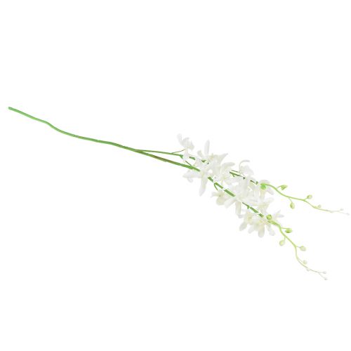 Artikel Orkidéer konstgjorda Oncidium konstgjorda blommor vita 90cm