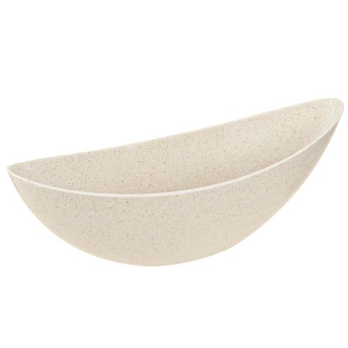 Växtskepp plast växtskål beige 28×9×9cm 3st