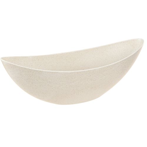 Växtbåt växtskål beige fläckig L38,5cm 3st