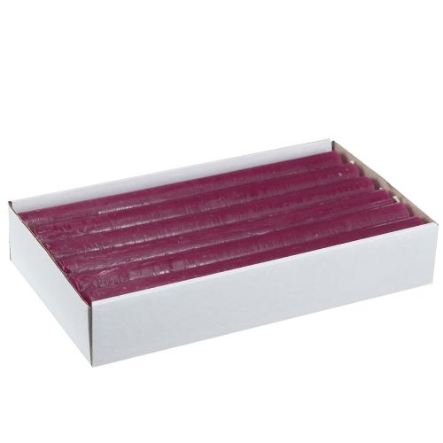 Artikel Taper ljus, enfärgade ljus Berry 21×240mm 12 st