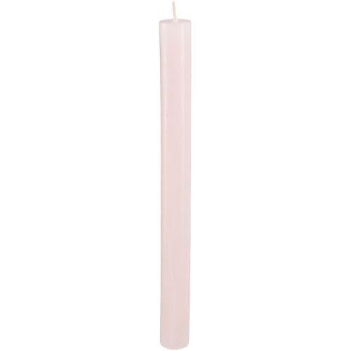 Floristik24 Stickljus enfärgade ljusrosa ljus rosa 21×240mm 12 st