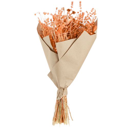 Artikel Bukett torkade blommor apelsin aprikos torr bukett 45cm 80g