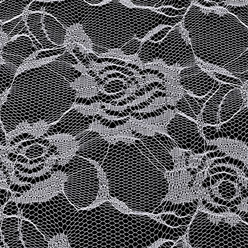 Floristik24 Bordslöpare spets vit 200mm 10m