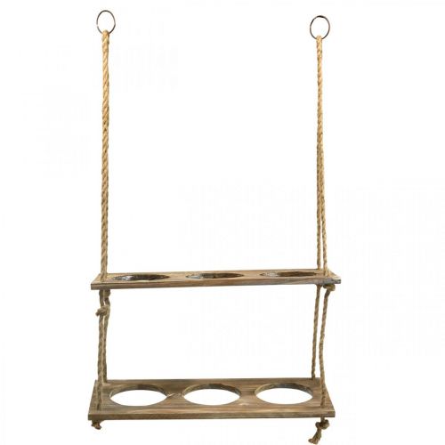 Artikel Blomkrukhållare hängande rustik hängkorg 50,5×20×100cm
