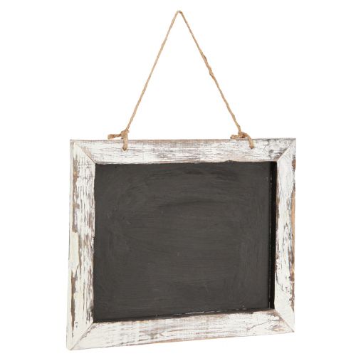 Floristik24 Vintage hängande tavla svart vit 30×25cm 2st