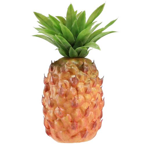 Artikel Ananas konstgjord dekorativ frukt 26cm