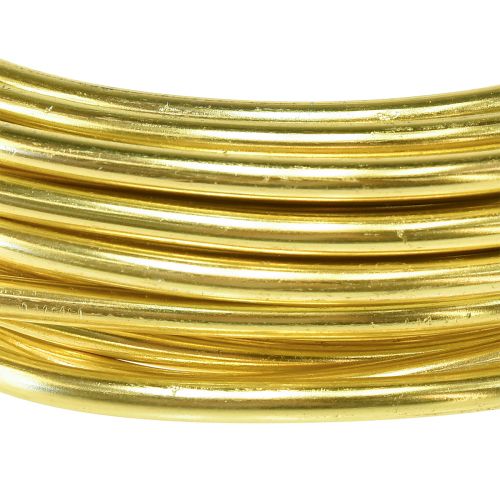 Artikel Hantverkstråd aluminiumtråd för hantverk guld Ø5mm 500g