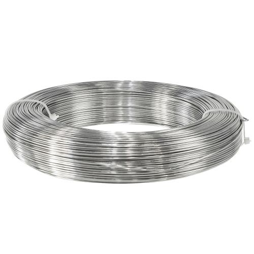 Hantverkstråd silver aluminiumtråd dekorativ tråd Ø1,5mm 1000g