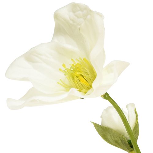 Artikel Julrosor konstgjorda blommor vit juldekoration 37cm 2st