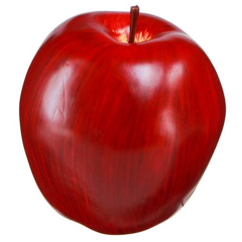 Deco äpple röd Deco frukt Ø8cm H9,5cm Röd Delicious 4st
